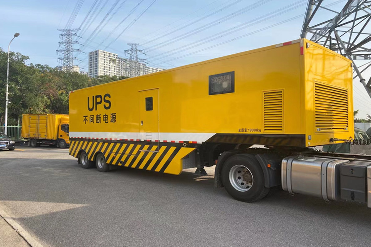 靖远发电机租赁施工现场